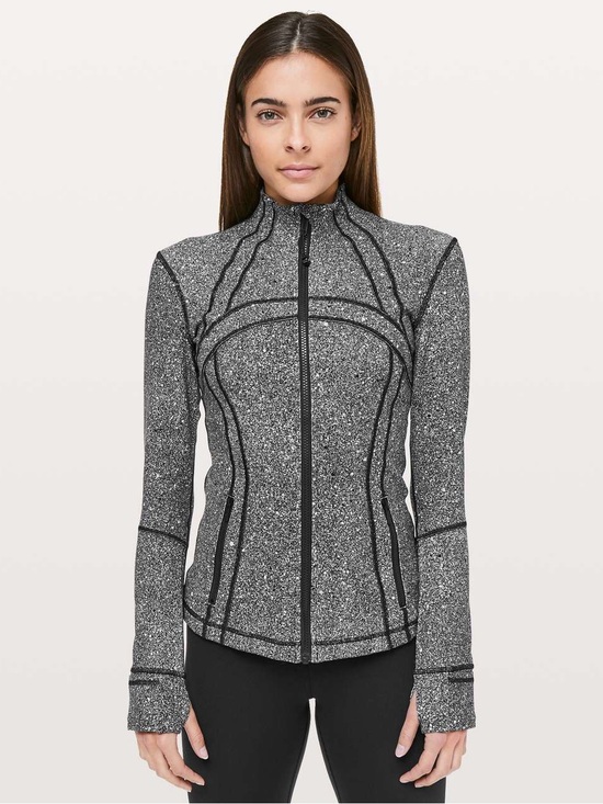 lululemon athletica Jackets & Blazers - Lululemon Define Jacket in Luminesce Splatter Black and White Full Zip Jacket
